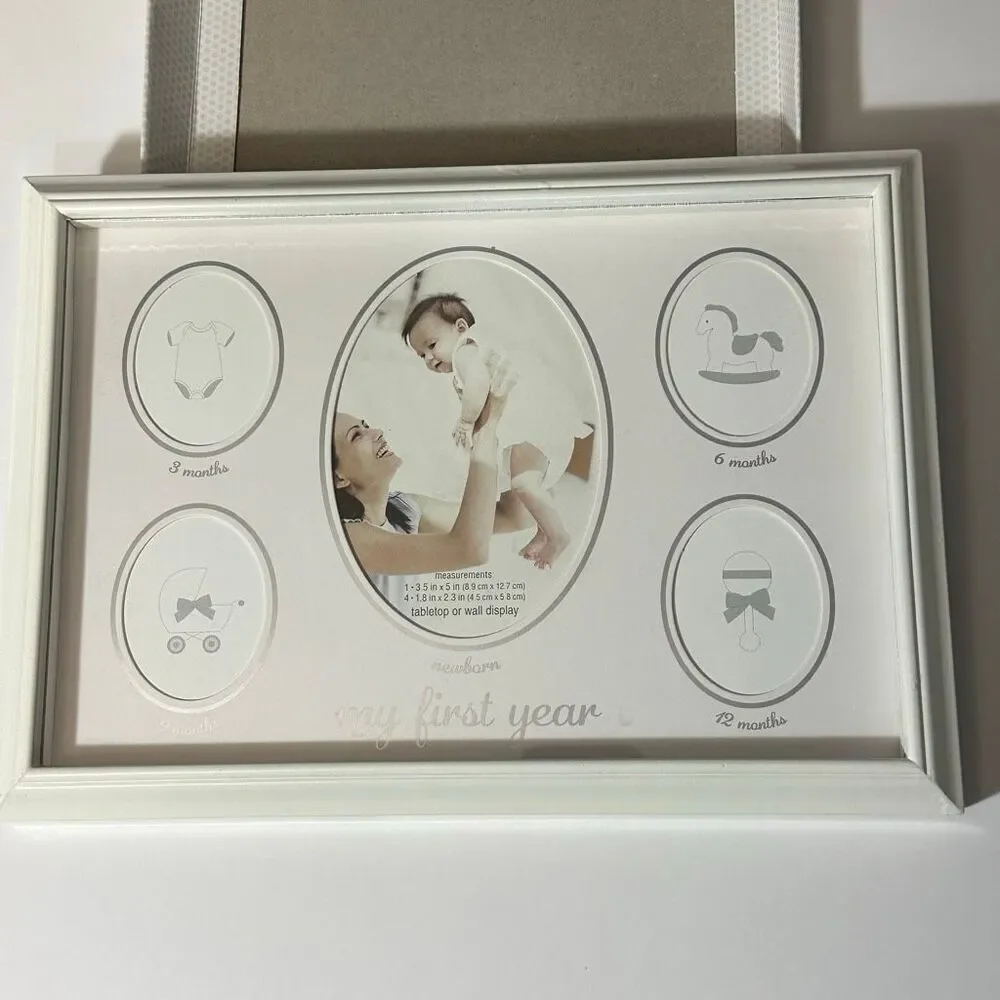 C.R. Gibson Stepping Stones “My First Year” Baby Picture Frame